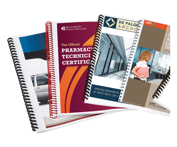 spiral bound booklets